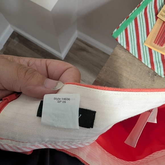 J. Crew, Women's Size 6, Coral, Linen/Cotton Two-Piece Suit, - Picture 9 of 10